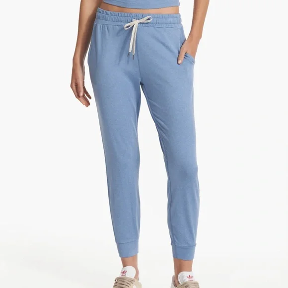 Vuori Performance Jogger in Isle Blue Heather Size: X-Small - Picture 8 of 8